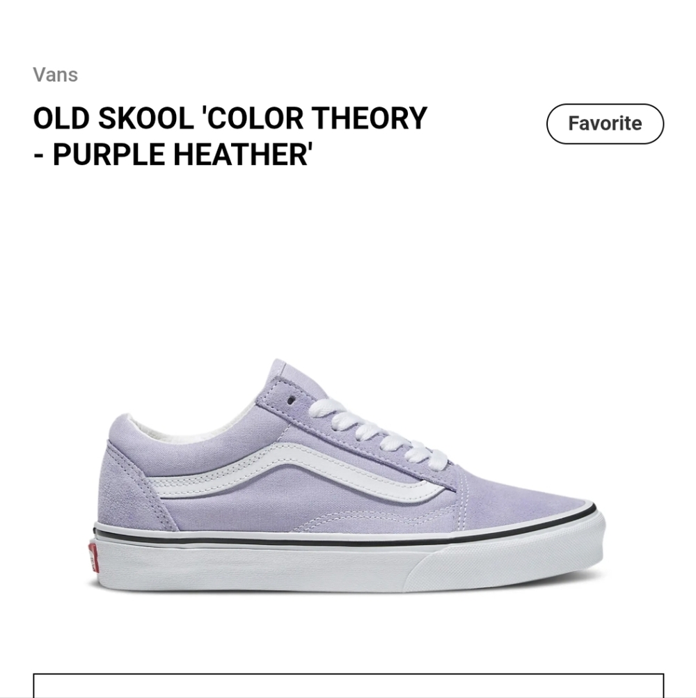 Vans ,Old Skool Lavender Sneakers,Size 6